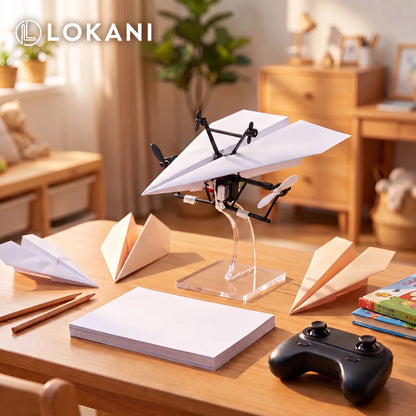 Avion en papier télécommandé