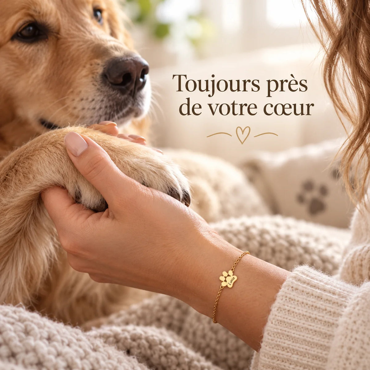 Bracelet Personnalisé aux Prénoms de vos Animaux