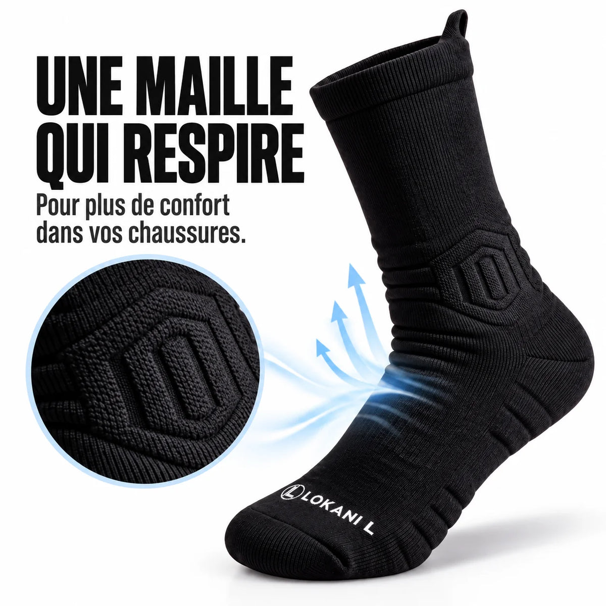Chaussettes de travail en bambou