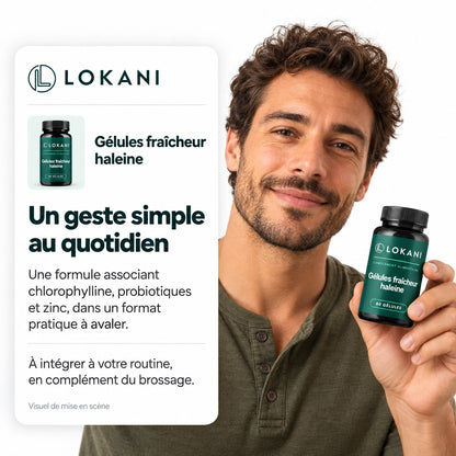 Gélules fraîcheur haleine à la chlorophylle