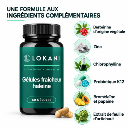Gélules fraîcheur haleine à la chlorophylle
