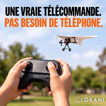 Avion en papier télécommandé