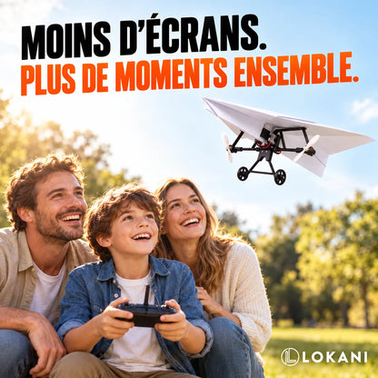 Avion en papier télécommandé